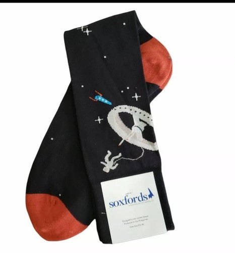 Soxfords Men's Novelty "Kessler Syndrome" Socks Men's OSFA - Picture 1 of 5