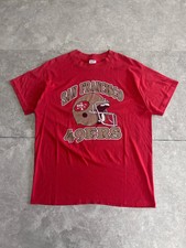 90s Vintage San Francisco 49ers Helmet RedT Shirt Size L
