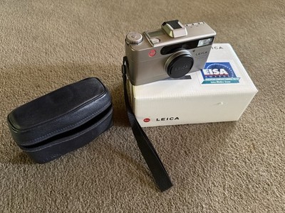 Leica Minilux 35mm Zoom Point & Shoot Film Camera Silver. Fully