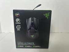 Razer Viper Ultimate Wireless Gaming Mouse – Black Inc. Dock + Cables Read DESC 