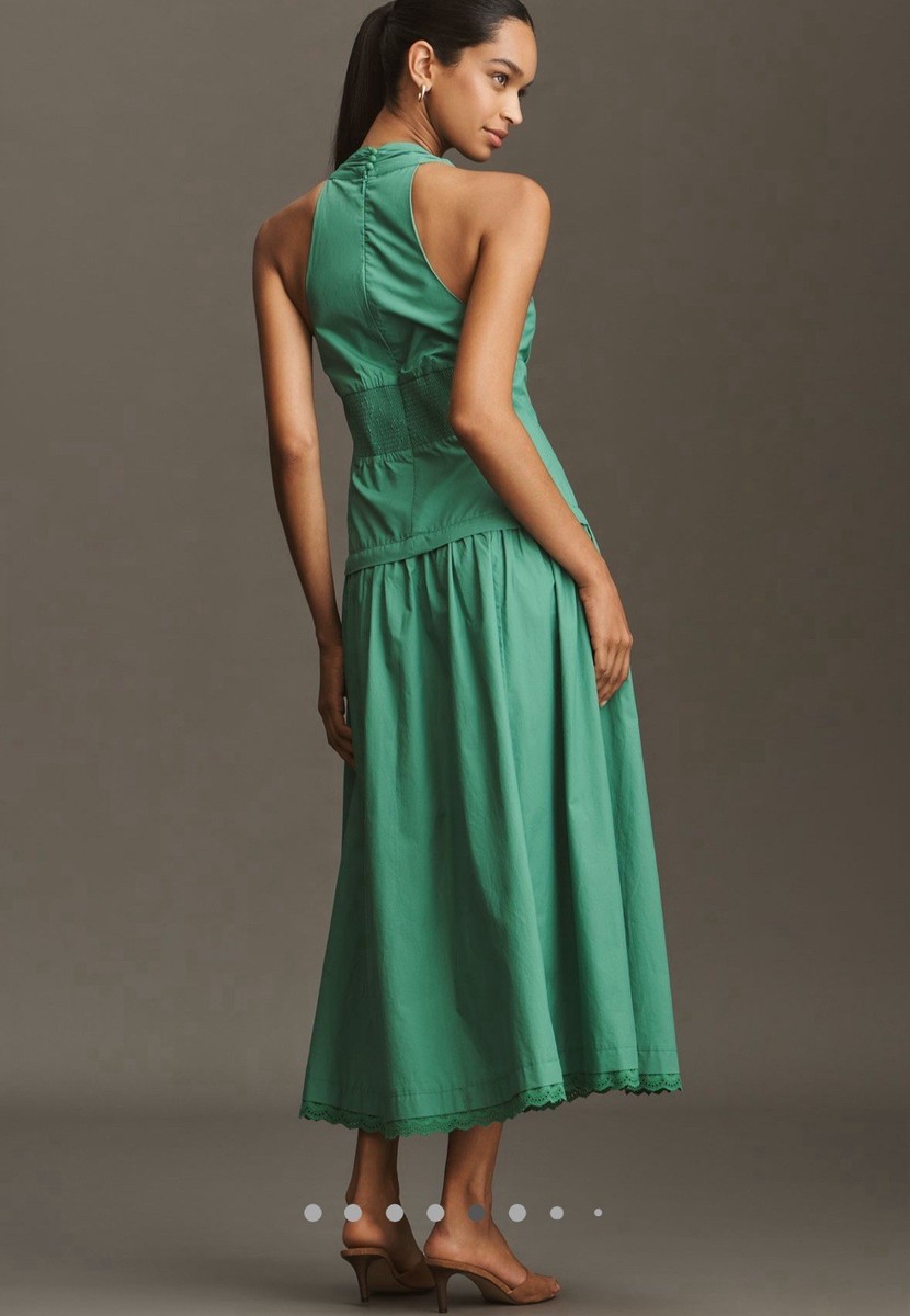 bandeau drop waist maxi dress Enza Costa - Cotton Bandeau Dress main image 1
