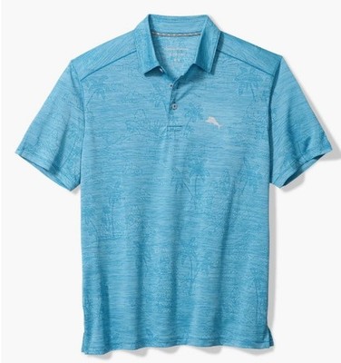 Tommy Bahama Island Zone PALM ISLES PERFORMANCE GOLF Polo Shirt Large, XL, 2XL