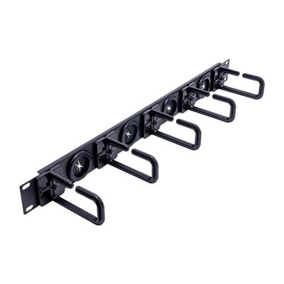 StarTech CABLMANAGERH 1HE 19'' Rackmontage mit Durchgangslöchern - Schwarz 