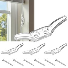 Blind Accessories Hooks, 4 Pcs Cord Cleats for Blinds, Window Blind Cord Hold...
