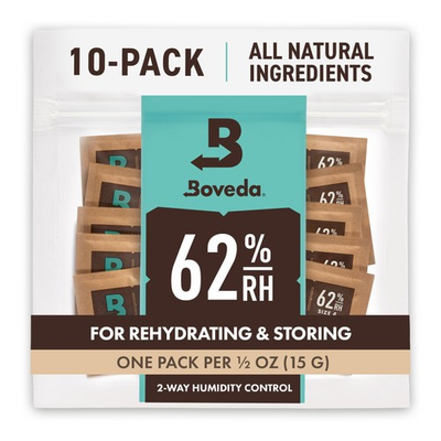#ad #ad Boveda 62 Two Way Humidity Control Packs For Storing ½ oz – Size 4 – 10 Pack – $22.11