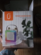 Portable Karaoke Machine with Wireless Microphone D55-T