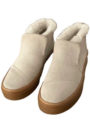 TOMS Stiefelette Slip on   Schuhe warm gefüttert Slipper  beige Gr 38/39  _Nr. 3