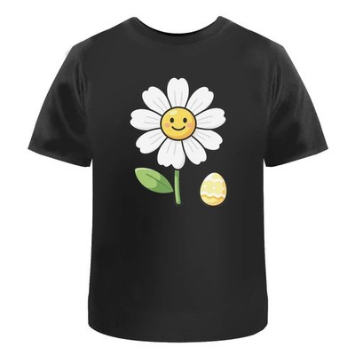 Unisex T-Shirt ''Gänseblümchen Blume & Osterei'' - 100% Baumwolle (S-XXL) (TA061512)