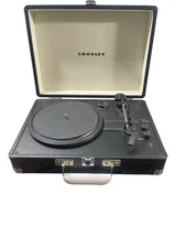 Crosley Bluetooth Portable Turntable Record Player (CR8005D-TU) Turquoise