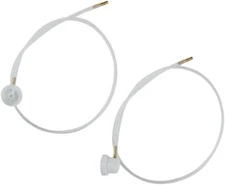 2 Pcs Aerosol Nozzle w/ 19.69in. 360 Degrees Extension Hose for Male Stem Spr