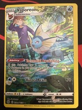 Vaporeon TG02/TG30 Swsh09: Brilliant Stars Trainer Gallery Holo Miss Printed