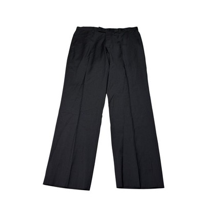 Hugo Boss James4/Sharp6 Black Pinstripe 100% Virgin Wool Dress Pants Mens 33x29