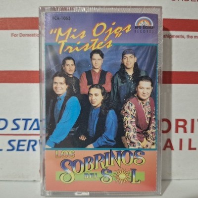 Los Sobrinos del Sol Mis Ojos Tristes Cassette 1995 Latin Pop Cumbia New Sealed