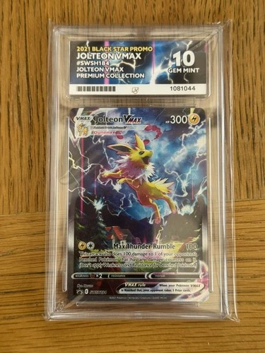 Jolteon VMAX SWSH184 Premium Collection Black Star Promo Ace 10