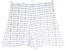 J CREW Womens Polyester Cotton A-Line Mini Skirt Shimmer Geo Lined Multicolor 12