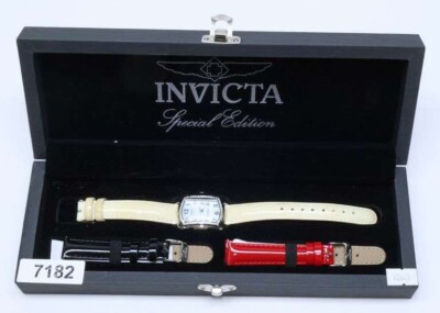 WOMEN'S INVICTA LUPAH THE LAST WORD SE TRITNITE WATCH MODEL 13612 IN BOX BANDS 