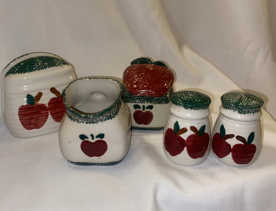 5 шт. керамика яблочная губчатая посуда дизайн кухонная керамика - Изображение 2 из 4