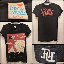 Drop Dead Clothing Graphic Print Ladies T-Shi...