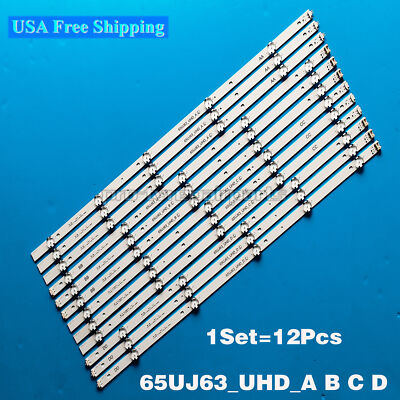 LED strips For LG 65UJ63_UHD_A B C D 65LJ5500 65LJ6800 65LV340C 65UJ6350