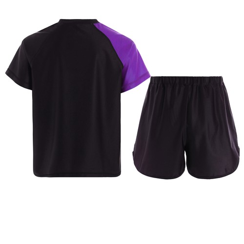 Kids Boy Tracksuit Workout Top And Short Pants Combat T-shirt With Shorts Club - Picture 26 of 39