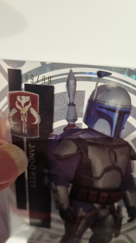Star Wars Topps High Tek Jango Fett Prism Refractor 99/99 #43 - Bild 3 von 4