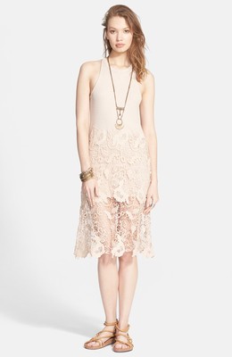 nightcap costes long-sleeve lace maxi dress Womens Lace Long Sleeve V Neck Fall Maxi Dress, Large 12-14 / Beige