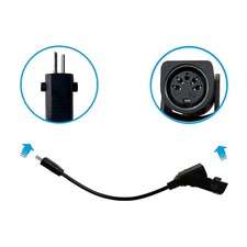 Battery Adapter Power Supply 2 Pin Male to Round 5 Pin Female Conversion Cable