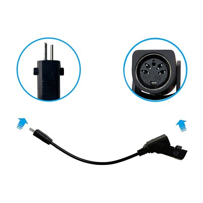 Battery Adapter Power Supply 2 Pin Male to Round 5 Pin Female Conversion Cable