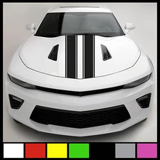 6" Hood Racing Rally Stripe Set Auto Graphic vinyl decal car truck universal fit
