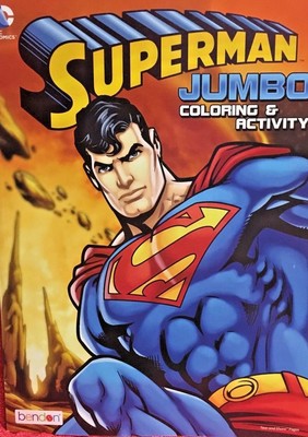 Superman Jumbo Coloring & Activity Book Color DC Comics w 805219429891 ...