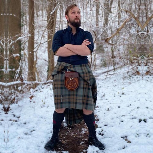 Traditional Scottish Vintage Great Kilts Men's Tartan Great Kilt 16th Century - Picture 2 of 11