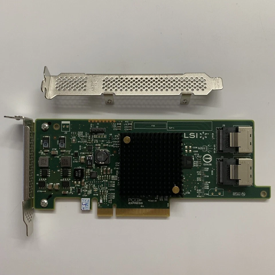 LSI SAS 9207-8i SATA 6Gb/s PCI-E Host Bus Adapter LSI00301 Raid Card 2PCS 8087 - Image 3 of 4
