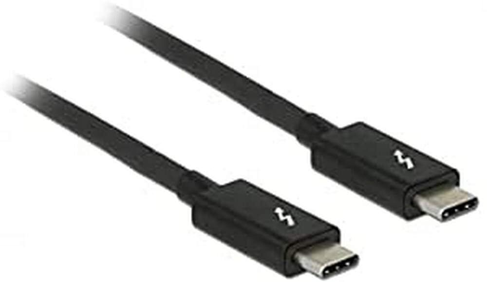 DeLOCK cable Thunderbolt 3 USB-C to male USB-C, black black Black 1 m