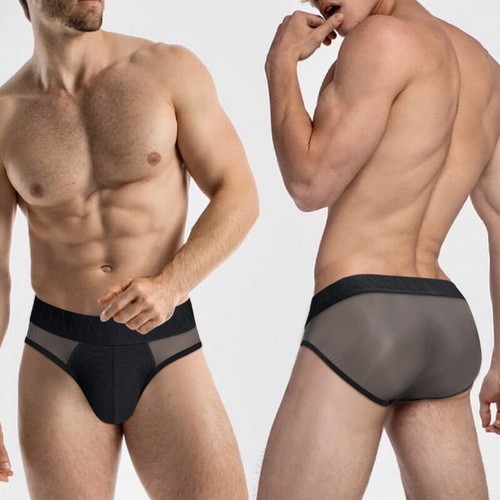 Men Sexy Ultra-thin Transparent Briefs Low-rise Pouch Underwear Gays Panties = - Picture 13 of 21