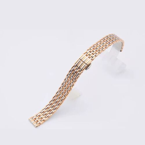 12-22 mm Damen Edelstahl Metall Armband Uhrenarmband Band Butterfly Verschluss - Bild 14 von 15