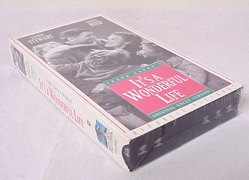 IT'S A WONDERFUL LIFE ORIGINAL UNCUT VERSION VHS VIDEO TAPE MOVIE NEW AND SEALED - Picture 4 of 5