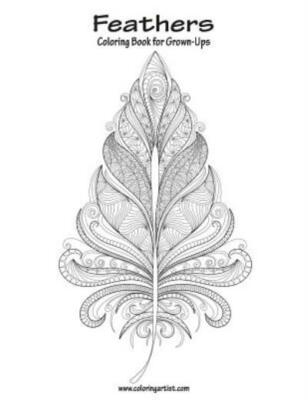 Feathers Coloring Book For Grown-Ups 1