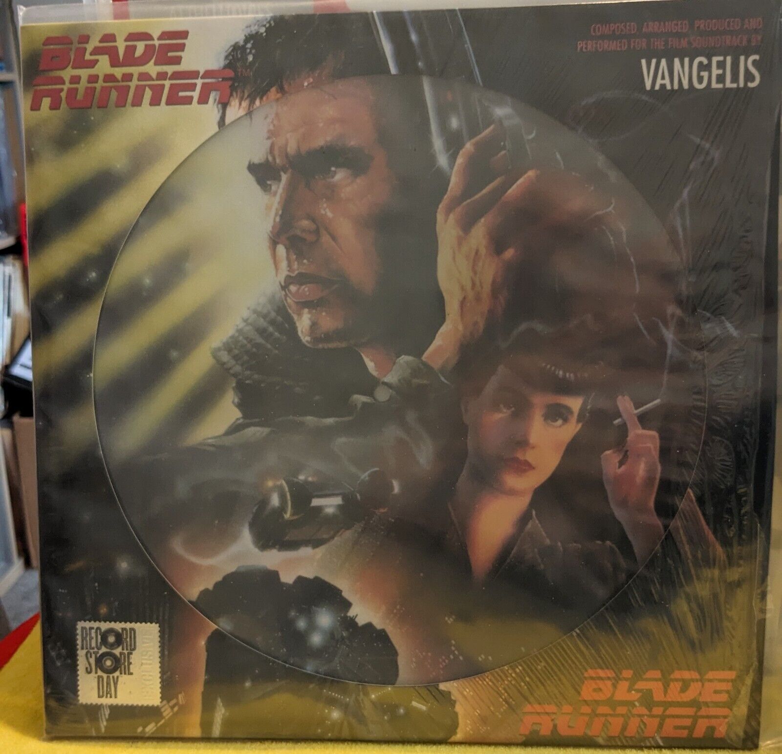 Blade Runner Soundtrack LTD EDITION Vinyl Picture Disc Vangelis LP RSD 2017 MINT