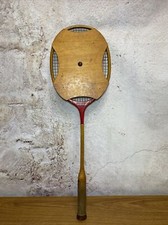 Antique 1900s Vintage Spalding Fast Play Badminton racket racquet Press SFF
