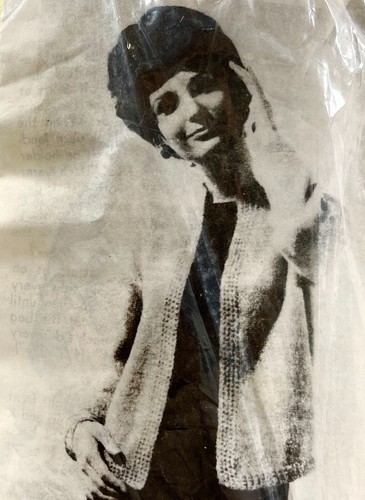 NEW 1960s/70s Herrschners Womens Fashion Gem Jacket 0213 Knitting Kit Vntg 16032