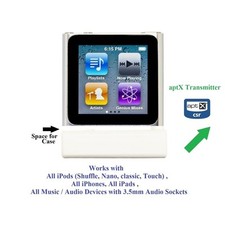 KOKKIA iTRANSMITTER White : iAdapter Tiny UNIVERSAL aptX Stereo Transmitter