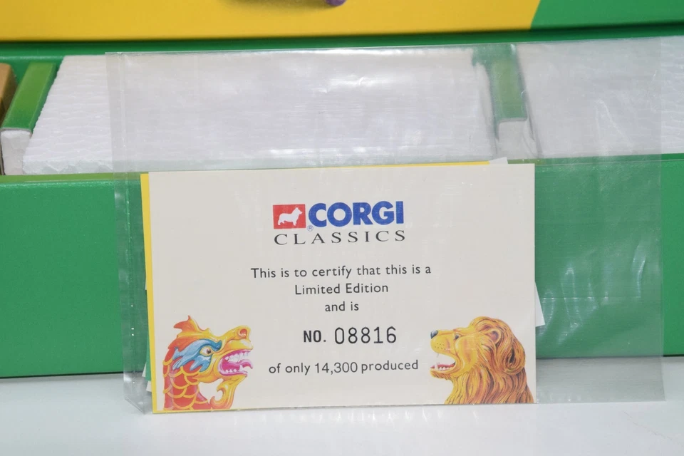 B23 1:50 CORGI TOYS 15901 TRUMMELL HIGHWAYMAN GENERATORE PALO CHIUSO DODGEMS MIB - Immagine 3 di 4