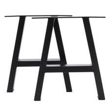 Pair of Metal Steel Legs Industrial Style Base Frame For Dining Table Desk Bench