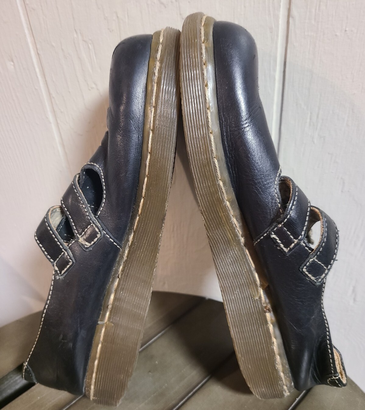 Vintage Doc Martens Mary Janes Made In England Double Buckle UK 7 US 9 eBay