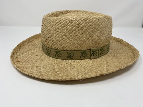 Panama Golf Fine Raffia Hat Turtle Band 