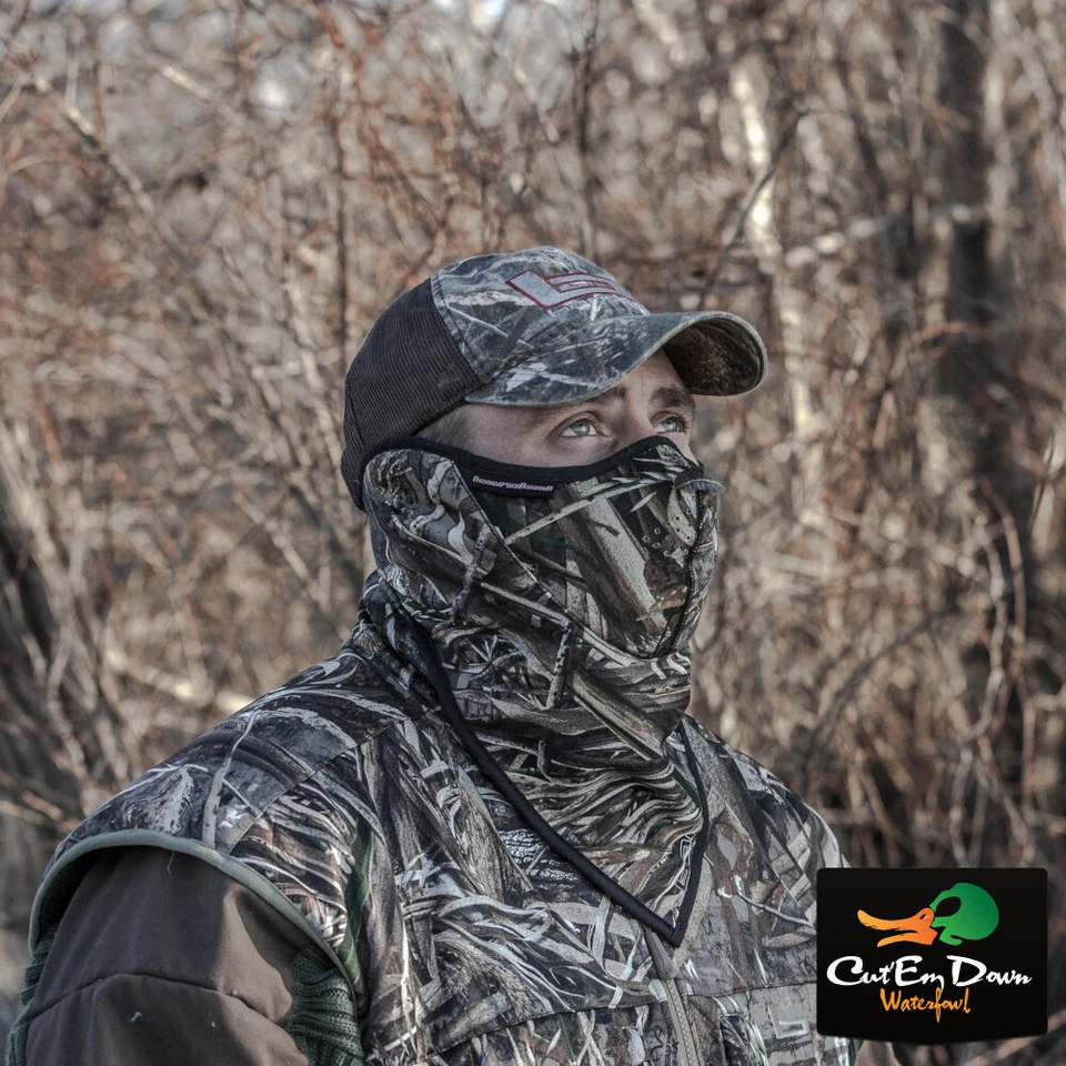 NEW BANDED GEAR ATCHAFALAYA CAMO FACE MASK - FLEECE LINED - - Image 2 of 2
