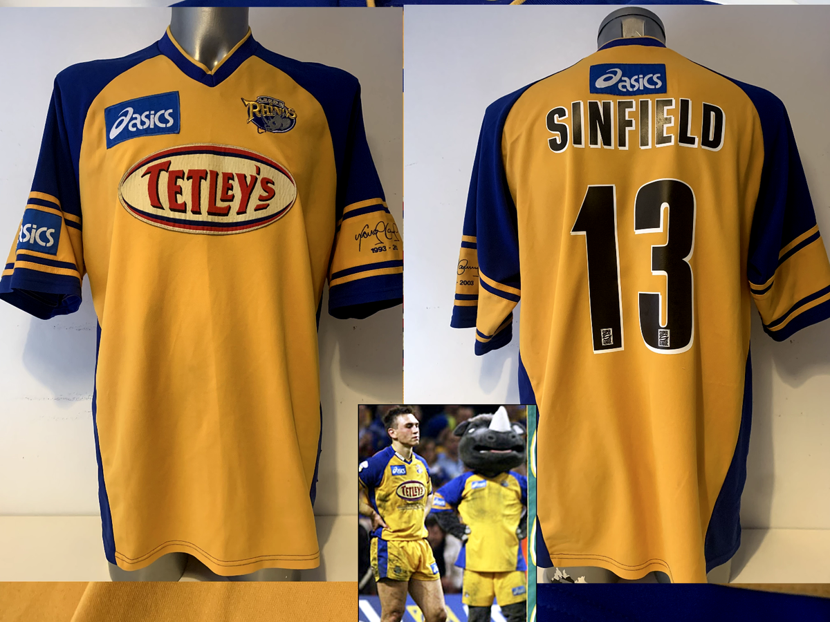 Leeds Rhinos Kevin Sinfield XXL Rugby League Shirt Jersey Top