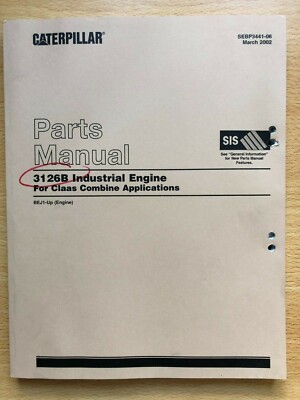 CATERPILLAR Motor 3126B // Parts // ET Liste // März 2002