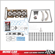 Head Gasket Bolts Timing Chain Kit For 04-06 Gmc Chevrolet Isuzu 2.8l Vin Code 8
