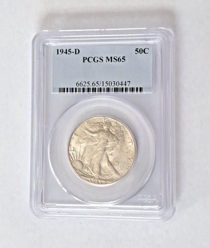 1945-D Walking Liberty Half Dollar PCGS MS65